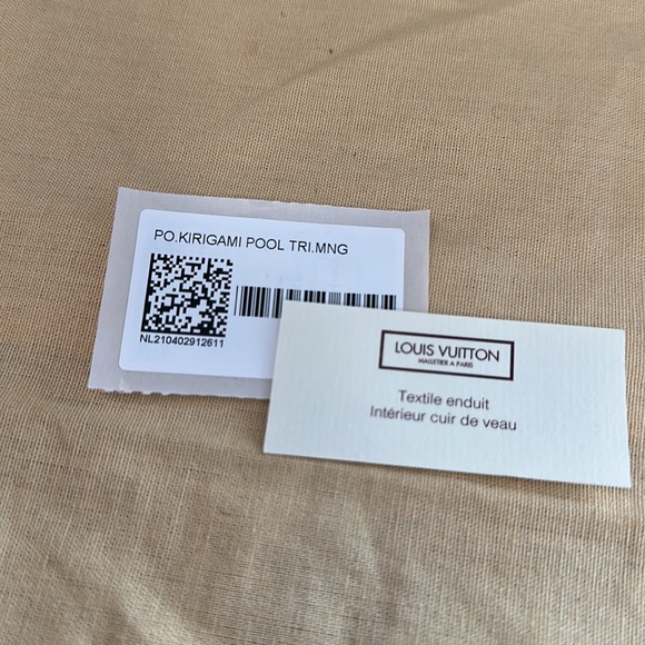 Louis Vuitton by the pool peach pochette kirigami pm pouch card case coin purse - Picture 14 of 15